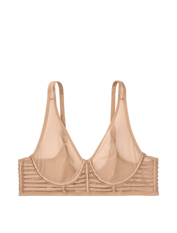 Бюстгальтер Victoria's Secret Very Sexy Unlined Mesh Full-coverage Plunge Bra_3