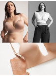 Невидимий Бюстгальтер Пуш-ап Victoria's Secret Bare Invisible Solutions Plunge Low Back Bra_4