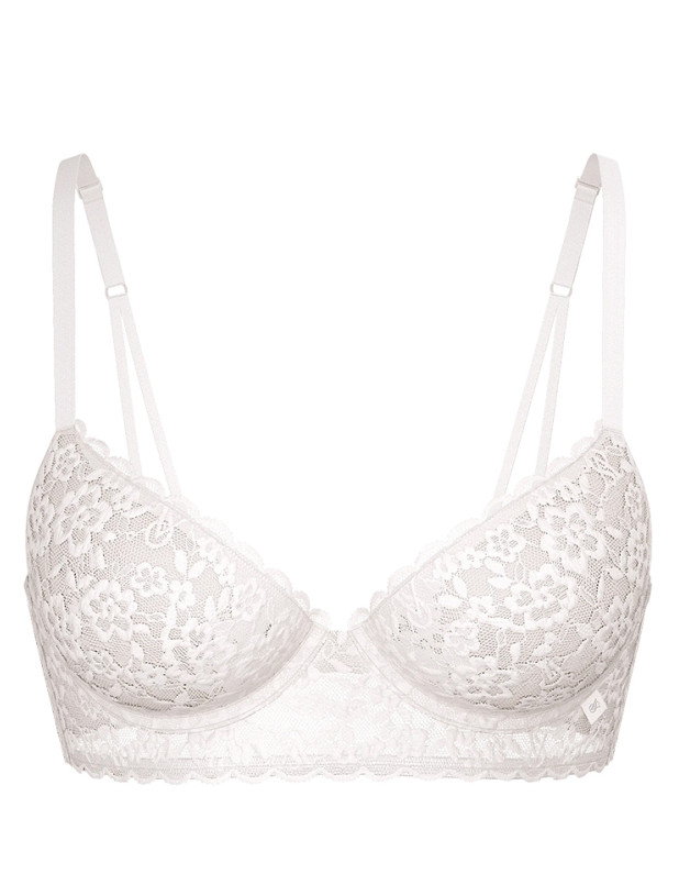 Комплект Белья Victoria's Secret Sexy Tee Lacie Lace-Up Longline Bra & Lace Cheeky Panty_7