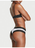 Бавовняні Трусики Чікі Victoria's Secret Lace-waist Cotton Cheeky Panty_2