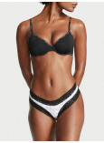 Бавовняні Трусики Чікі Victoria's Secret Lace-waist Cotton Cheeky Panty_1