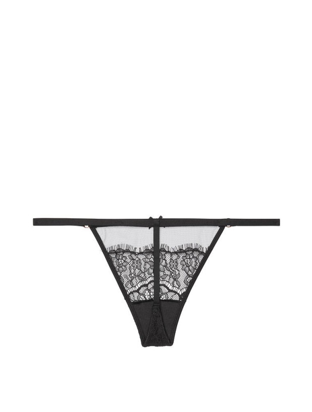 Трусики Стрінги Victoria's Secret Dream Angels Mesh and Lace V-String Panty_5