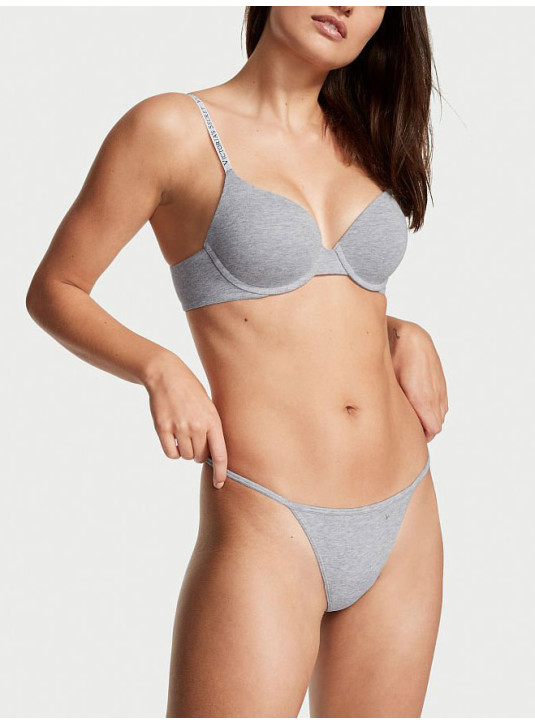 Трусики Стринги из Хлопка Victoria's Secret Stretch Cotton V-String Panty