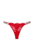 Трусики зі Стразами Victoria's Secret Very Sexy Bombshell Shine Strap Lace Thong Panty_3