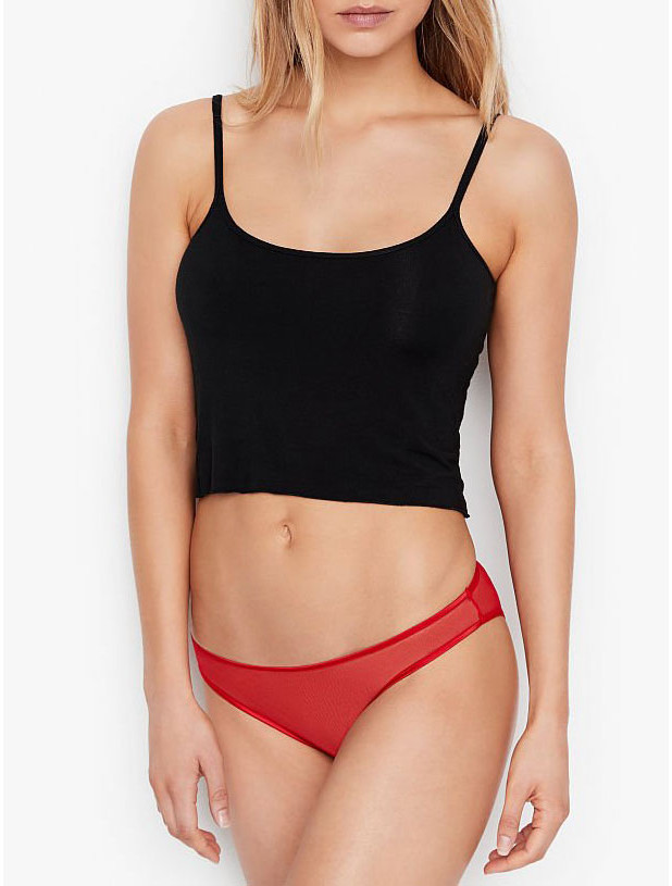 Комплект Білизни зі Стразами Victoria's Secret Dream Angels Wicked Unlined Bow Balconette Bra & Sheer Mesh Ribbon Cheekini Panty_9