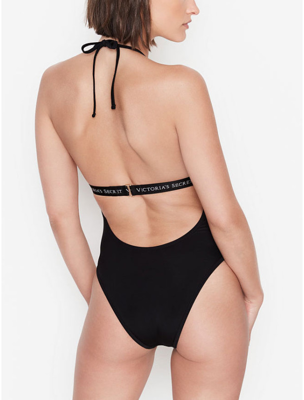 Суцільний Купальник Монокіні Victoria's Secret Logo One-Piece_3