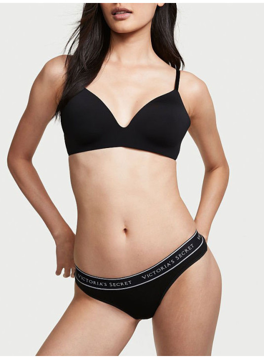 Трусики Стрінги Victoria's Secret Logo Cotton Thong Panty