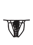 Комплект Білизни Victoria's Secret Very Sexy Strappy Embroidered Open Cup Balconette Bra & Band of Lovers Bikini Panty_4