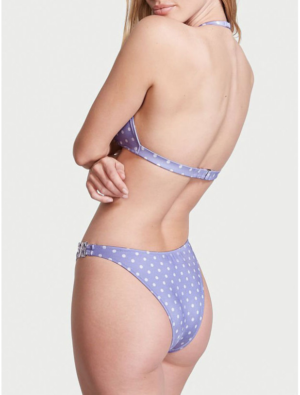 Купальник зі Стразами Victoria’s Secret VS Shine Hardware Halter Bikini Top & Brazilian Bikini Bottom_5