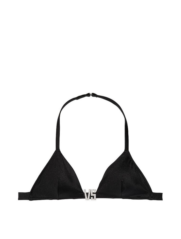 Купальник зі Стразами Victoria’s Secret VS Shine Hardware Halter Bikini Top & Brazilian Bikini Bottom_2
