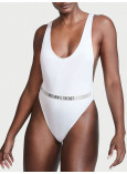Суцільний Купальник Монокіні зі Стразами Victoria's Secret Shine Strap Plunge One-Piece Swimsuit_1
