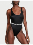 Слитный Купальник Монокини со Стразами Victoria's Secret Shine Strap Plunge One-Piece Swimsuit_1
