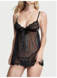 Пеньюар Victoria's Secret Very Sexy La Fleur Sheer Mesh & Lace Babydoll_1