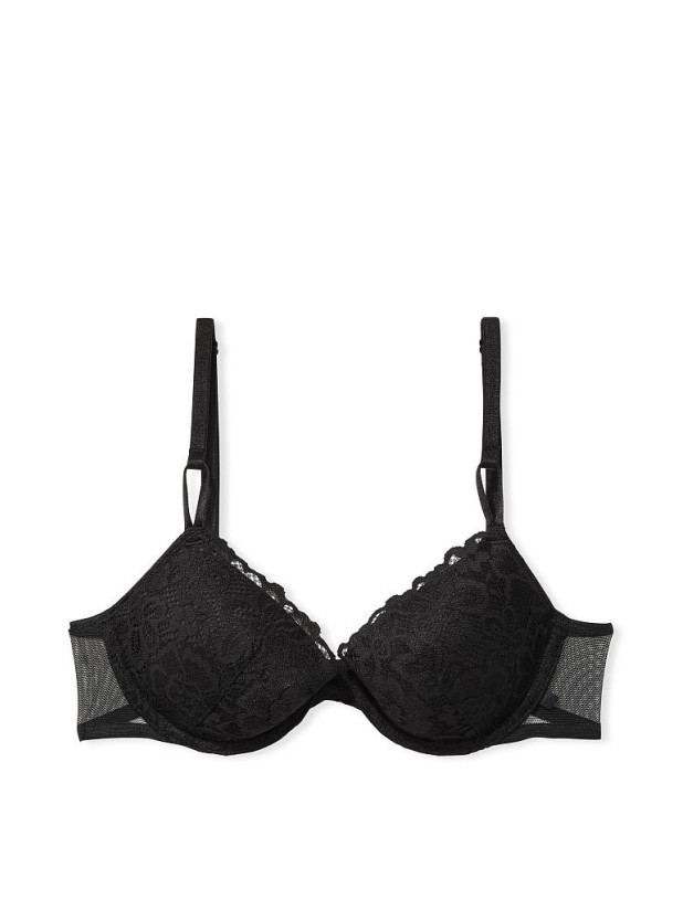 Комплект Білизни з Мереживом Victoria's Secret Sexy Tee Lightly-Lined Lacie Demi Bra & Lacie Lace-Up Cheeky Panty_2
