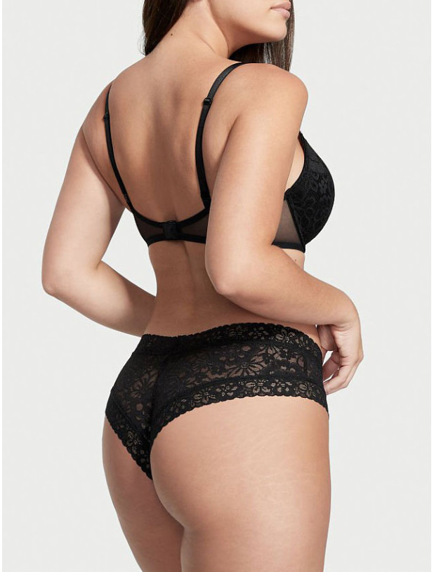 Трусики Чики Кружевные Victoria's Secret Lacie Cheeky Panty_4