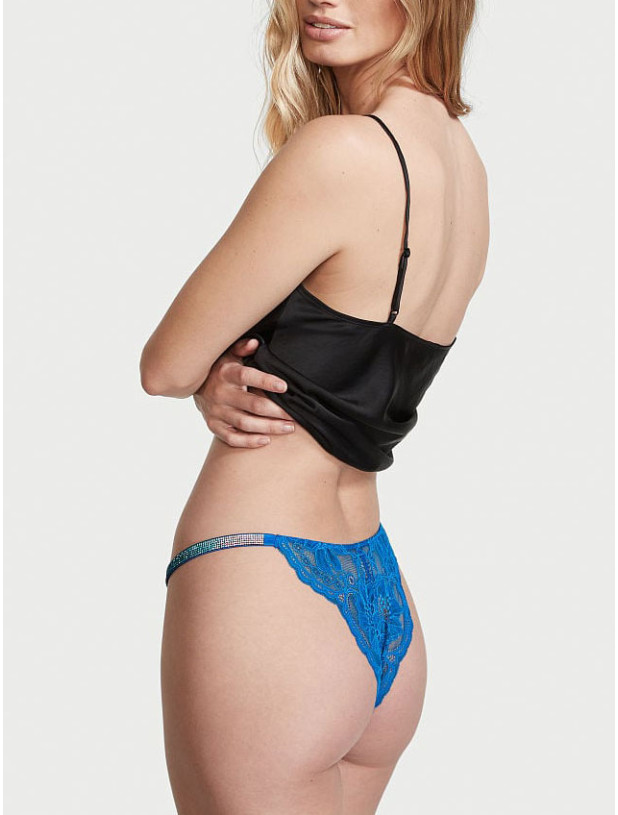 Комплект Білизни зі Стразами Victoria's Secret Very Sexy Bombshell Add-2-Cups Lace Shine Strap Push-Up Bra & Brazilian Panty_10