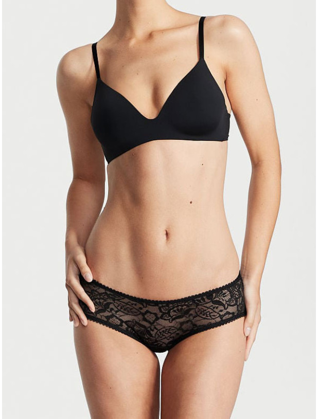 Комплект Білизни Пуш-ап Victoria's Secret Sexy Tee Lace Push-Up Bra & Lacie Mesh Cheeky Panty_7