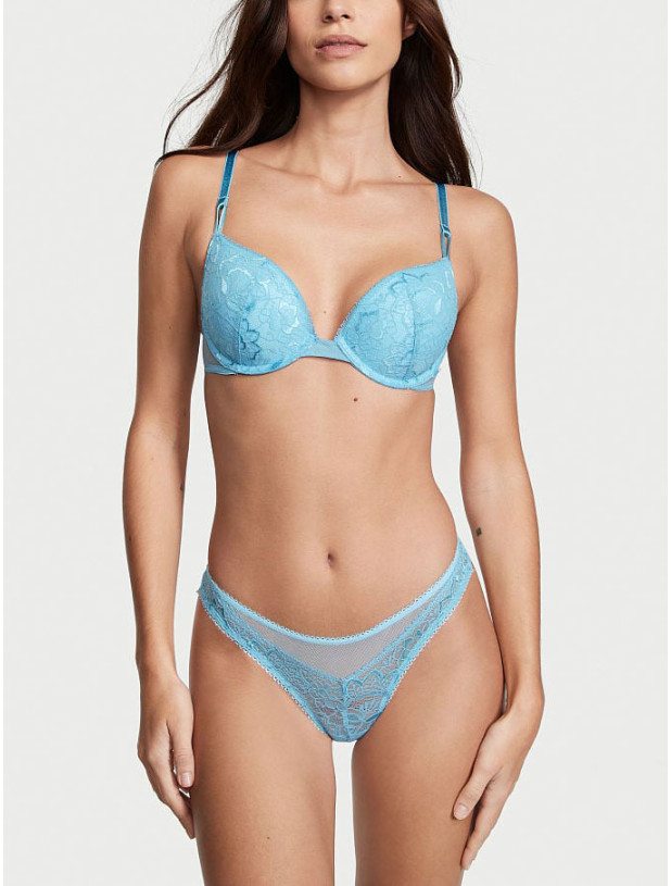 Трусики Стрінги Мереживні Victoria's Secret The Lacie Thong Panty_2