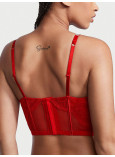 Комплект Білизни зі Стразами Victoria's Secret Very Sexy Shine Strap Push-Up Corset Top & Lace Cutout Thong Panty_5