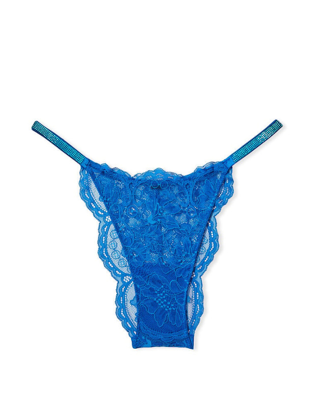 Комплект Білизни зі Стразами Victoria's Secret Very Sexy Bombshell Add-2-Cups Lace Shine Strap Push-Up Bra & Brazilian Panty_7