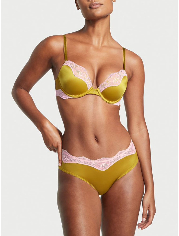 Комплект Білизни Пуш-ап Victoria's Secret Very Sexy Push-Up Bra & Lace Trim Cheeky Panty_3