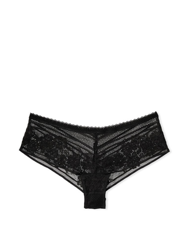Комплект Білизни Пуш-ап Victoria's Secret Sexy Tee Lace Push-Up Bra & Lacie Floral Stripe Cheeky Panty_4
