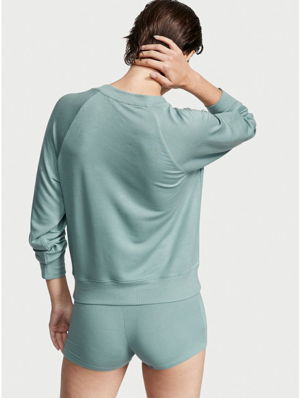 Піжама з Шортами Victoria's Secret Modal Terry Crewneck Short Set_4