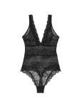 Боді Мереживне Victoria's Secret The Lacie Plunge Bodysuit_6