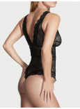Боді Мереживне Victoria's Secret The Lacie Plunge Bodysuit_8