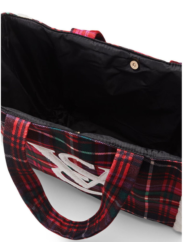 Сумка Victoria's Secret Plaid Tote_4