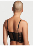 Комплект Білизни зі Стразами Victoria's Secret Bombshell Add-2-Cups Push-Up Corset Top & Shine Strap Lace Thong Panty_6