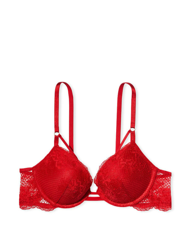 Комплект Білизни з Мереживом Victoria's Secret Very Sexy Push-Up Bra & Fishnet Floral Cheeky Panty_4