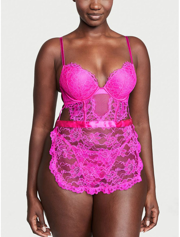 Пеньюар Victoria's Secret Very Sexy Bombshell Apron Teddy_2