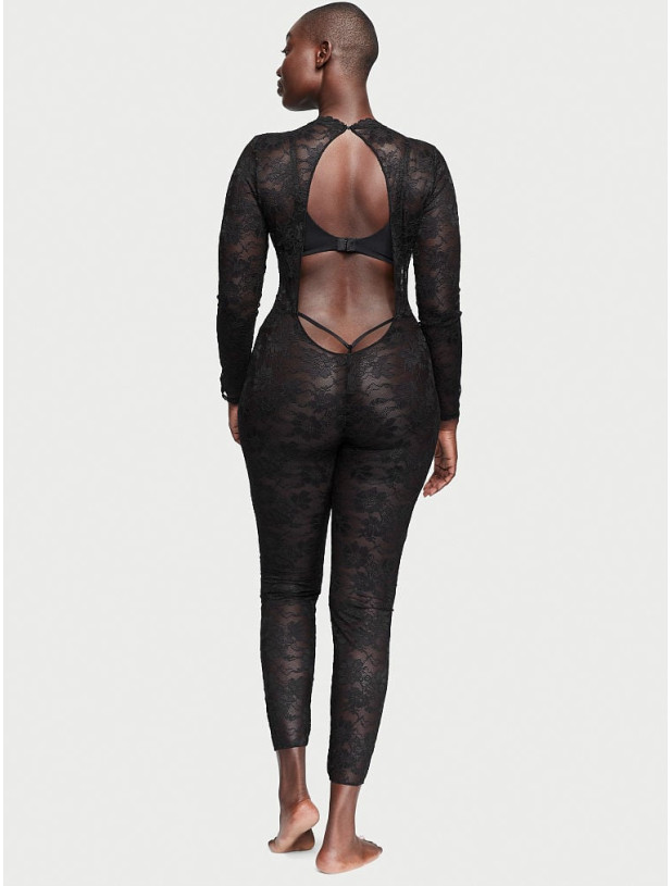 Прозорий Мереживний Боді-комбінезон Victoria's Secret Very Sexy Sheer Lace Catsuit_6