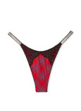 Комплект Білизни зі Стразами Victoria's Secret Bombshell Add-2-Cups Push-Up Corset Top & Shine Strap Lace Thong Panty_5
