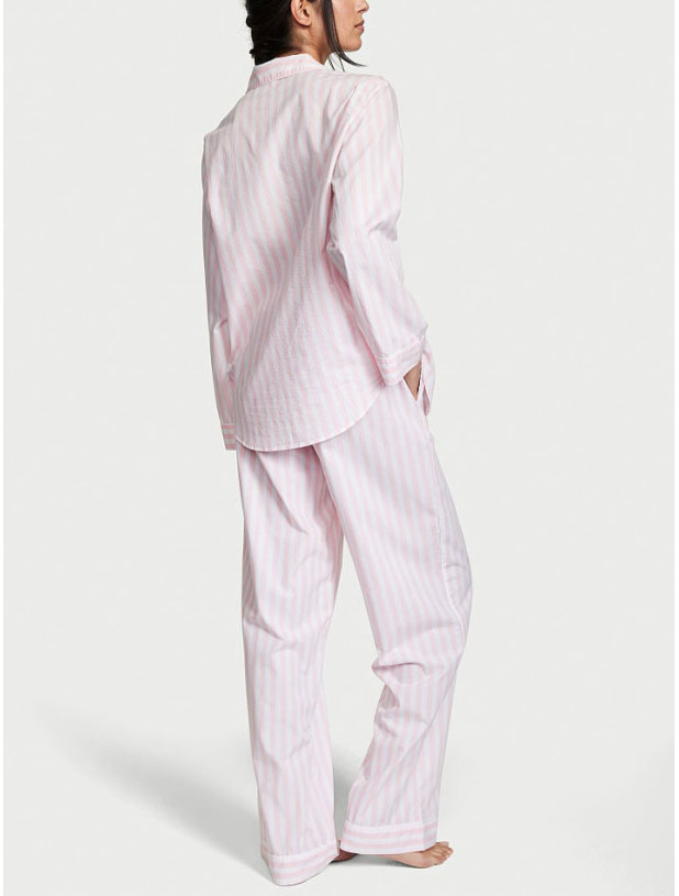 Бавовняна Піжама Victoria's Secret Cotton Long Pajama Set_2