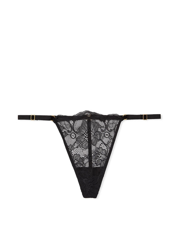 Комплект Білизни Victoria's Secret Very Sexy Bombshell Add-2-Cups Rose Lace Push-Up Bra & Adjustable String Thong Panty_6