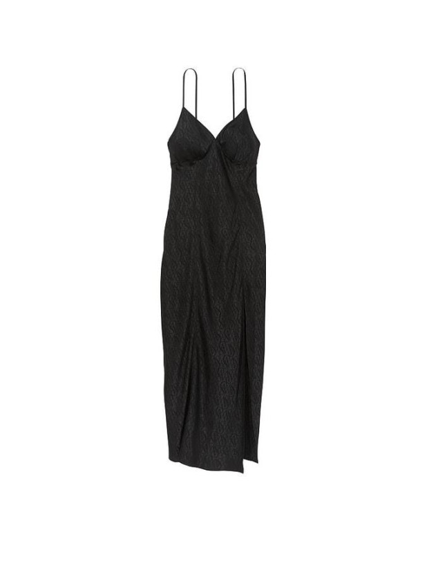 Сукня/Нічна Сорочка Сліп Дрес Victoria's Secret Icon Satin Midi Slip_3