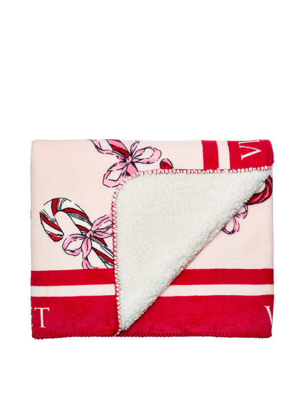 Флісовий Плед Ковдра Victoria's Secret Cozy-Fleece Blanket_3