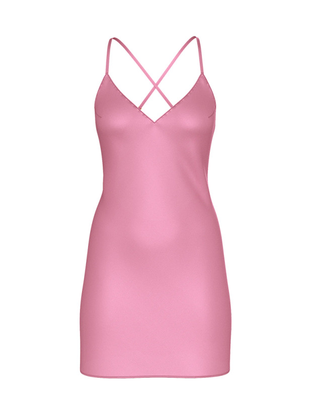 Нічна Сорочка Victoria's Secret Satin Open-Back Slip Dress_3