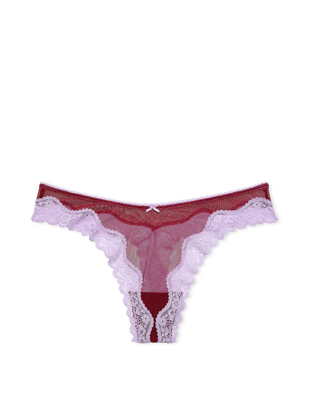 Трусики Стрінги Victoria's Secret Tease High-Leg Scoop Thong Panty_2