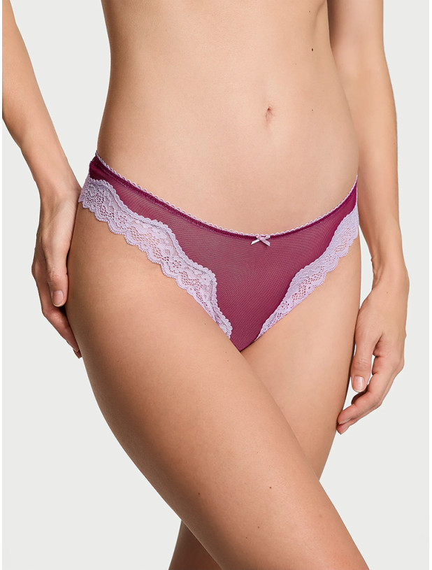 Трусики Стрінги Victoria's Secret Tease High-Leg Scoop Thong Panty_3