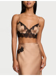 Бюстгальтер-Бралет Victoria's Secret Satin Rose Lace-Trim Bralette_1