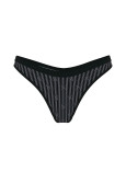 Хлопковые Трусики Стринги Victoria's Secret Stretch Cotton High-Leg Scoop Thong Panty_3