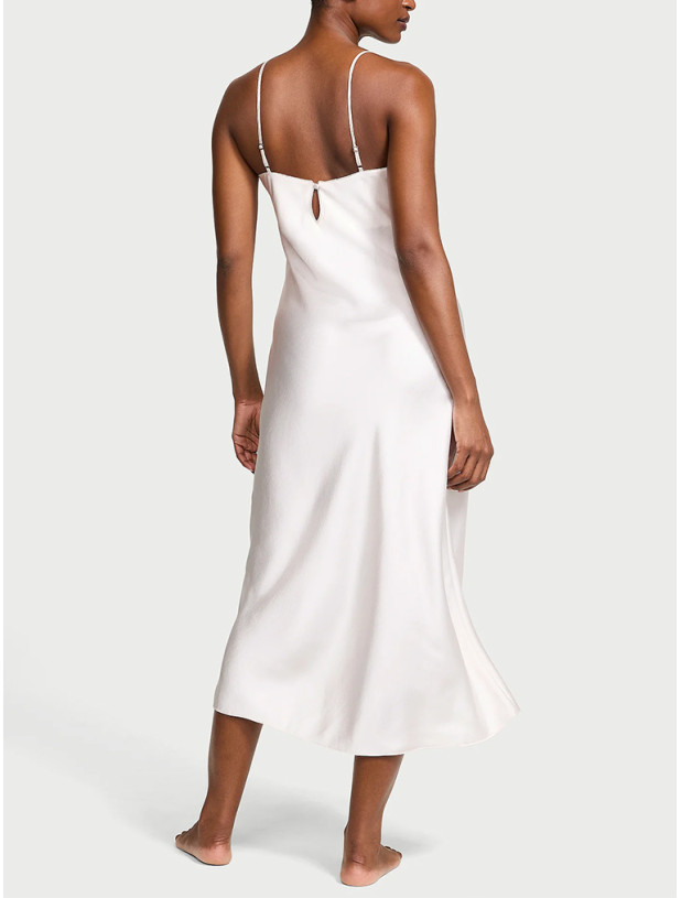 Нічна Сорочка Victoria's Secret Luxe Satin Long Slip Dress_2