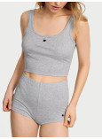 Пижама Victoria's Secret 100% Cotton Tank Short Pajama Set_1