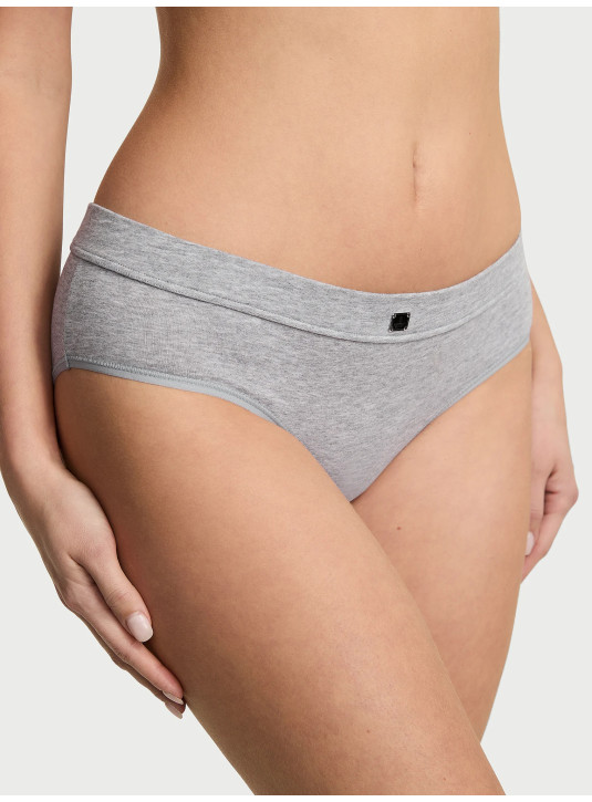 Бавовняні Трусики Хіпхагер Victoria's Secret Logo Cotton Hiphugger Panty