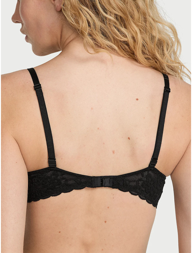 Комплект Білизни Victoria's Secret Sexy Tee Lacie Lightly Lined Demi Bra & Lace String Thong Panty_4