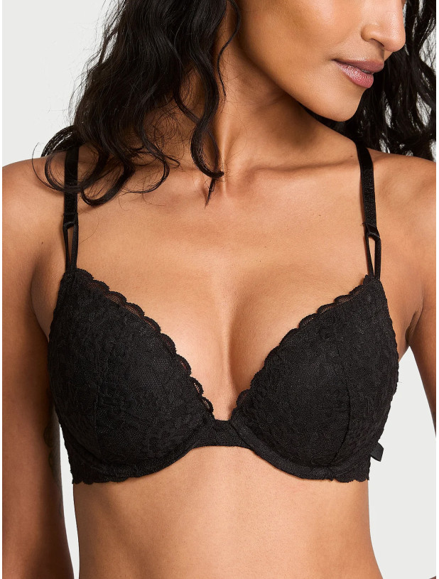 Комплект Білизни Victoria's Secret Sexy Tee Sophia Lace Push-Up Bra & Lace Thong Panty_2