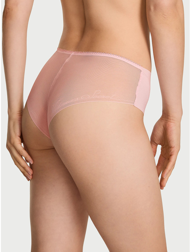 Безшовні Трусики Victoria's Secret No-Show Sheer Logo Cheeky Panty_2